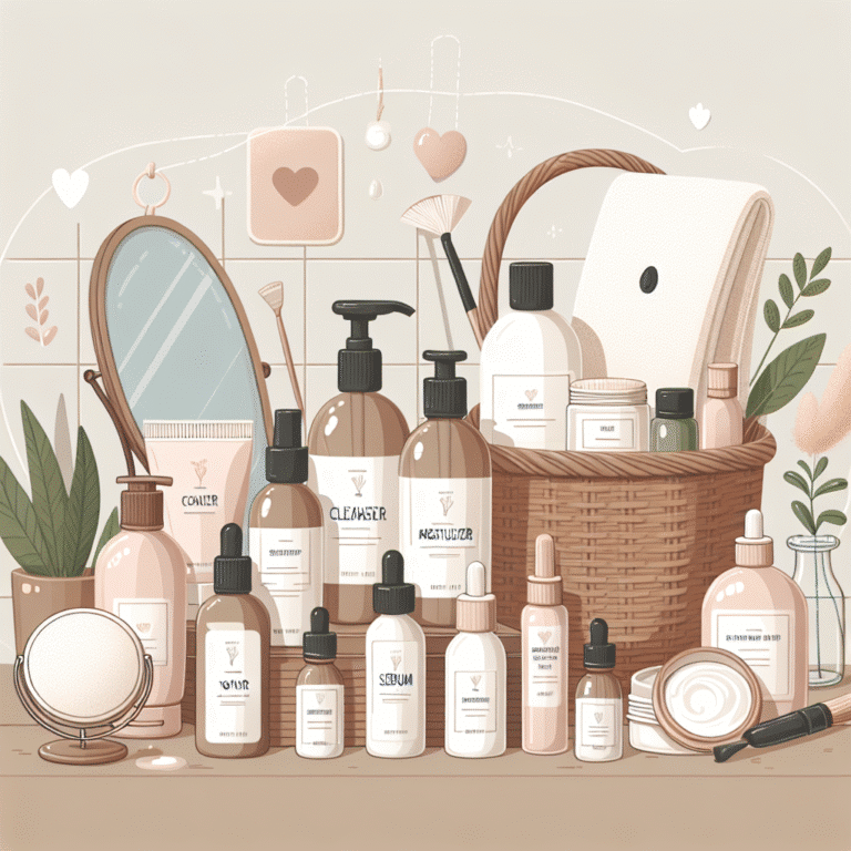 Produtos de skincare cruelty-free para pele sensível: beleza ética.