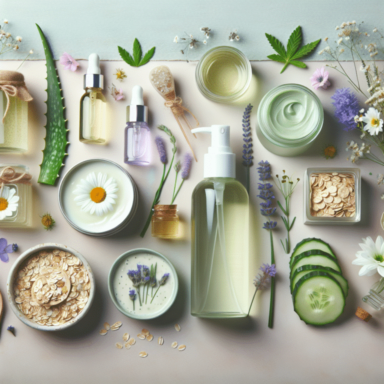 Produtos naturais para pele sensível: escolhas seguras