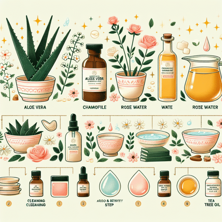 Rotina natural para pele sensível e oleosa