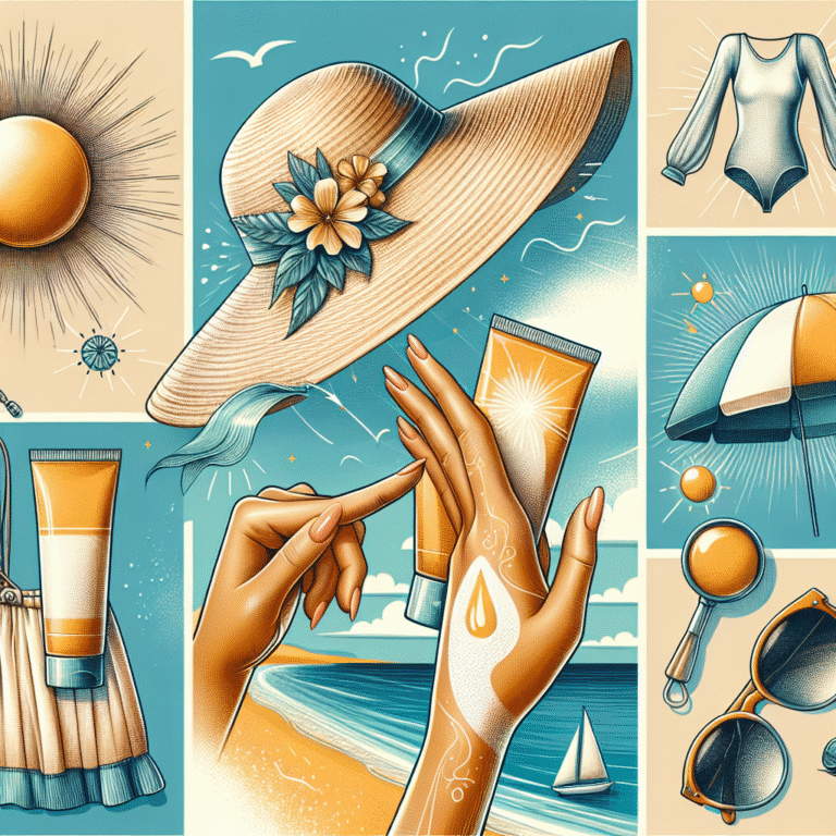 Como proteger pele sensível do sol